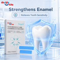 Bandes blanchissantes pour les dents Double White Factory Regesi Remineralization, saveur menthe, capacité de production de 320 000 pièces par jour
