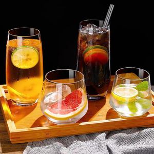 定制徽标大容量玻璃杯简约设计耐热玻璃杯咖啡杯 - Product Image 3