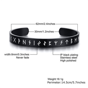 High-end Stainless Steel <b>Cuff</b> <b>Bracelet</b> <b>Silver</b> Color logo Custom Engraved Grease Black Oil Open <b>Bracelets</b> - Product Image 6