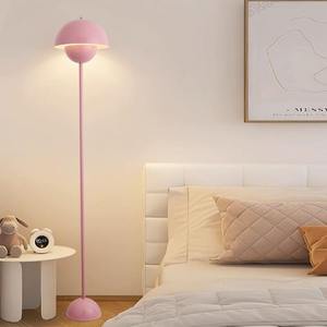 <span class=keywords><strong>Lampada</strong></span> <span class=keywords><strong>da</strong></span> <span class=keywords><strong>Terra</strong></span> Moderna per Soggiorno di Hotel, con Paralumi Rossi e Gialli a Forma di Fungo, in Metallo, Colore Caldo - Product Image 4
