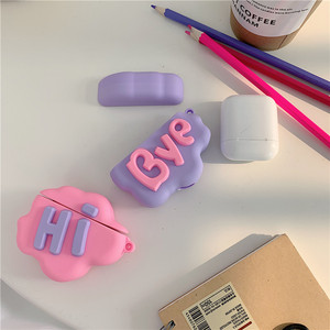 Funda de silicona suave con dibujos animados para Apple <span class=keywords><strong>Airpods</strong></span> 1 <span class=keywords><strong>2</strong></span> <span class=keywords><strong>pro</strong></span>, funda bonita para auriculares inalámbricos 3D - Product Image 5
