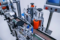 Machine d'étiquetage supérieure et latérale de boîtes de pot de bouteille ronde verticale automatique avec applicateur d'étiquettes