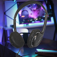 Coussinets d'oreille d'hygiène non tissés pour écouteurs de grande taille 11cm pour casque de jeu de style cache-oreilles/casque VR