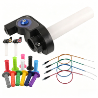 Empuñadura Universal de Alta Calidad para Motocicleta y Bicicleta Eléctrica, de Goma Suave, Antideslizante y Antitranspirante, de un Solo Color