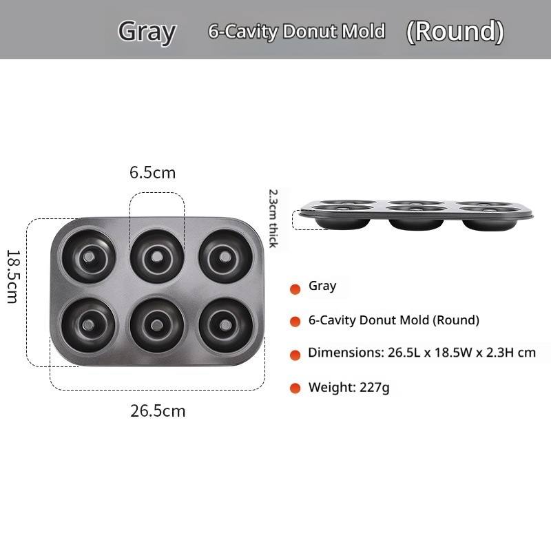 Beignets gris-6 (ronds)