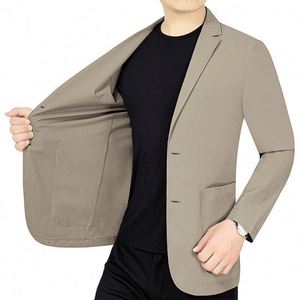 <span class=keywords><strong>Veste</strong></span> <span class=keywords><strong>de</strong></span> <span class=keywords><strong>costume</strong></span> légère et extensible anti-UV pour l'été, style jeune et décontracté, sans repassage - Product Image 4