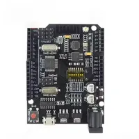 Placa de Desarrollo WiFi R3 ATmega328P ESP8266 con 32Mb de Memoria, USB TTL CH340G, Compatible con Arduino UNO para Proyectos de IoT