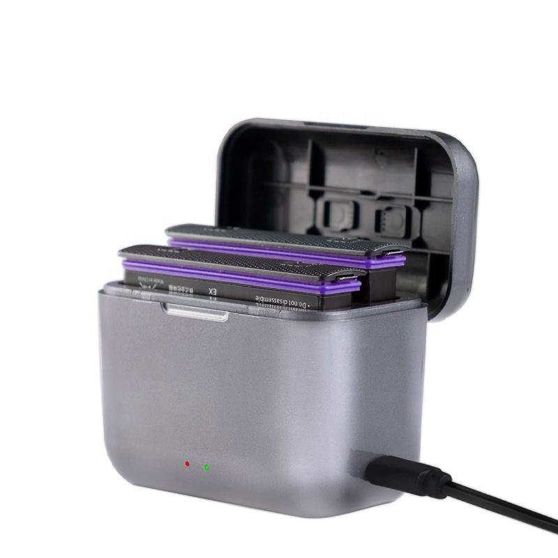 3.85V 2500mAh USB-C Quick Charge Hub Kit Rechargeable Lithium Battery for Insta 360 X4 Camera Sports Camera Accessories