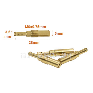 Buse de carburateur Pwk Pe Cvk M6x0.75mm 28mm, jet principal et auxiliaire pour système de carburant de moto, pièces de réparation - Product Image 1