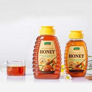 Nhà máy cung cấp thiết kế mới 260G 500G cấp thực phẩm Bóp Pet mật ong nhựa container 1kg - Product Image 3