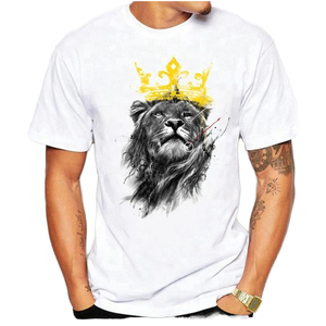 Camiseta Hip Hop de Corte Regular para Hombre con Logotipo Personalizado, Popular, Multicolor, Impresión en Serigrafía, Hecha de Mezcla de Poliéster/Algodón de 220g - Product Image 1