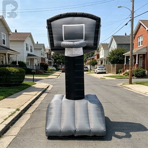 Structure de panier de basket gonflable géante réaliste surdimensionnée, ornement publicitaire pour magasin de sport, aire de jeux, commerce de jeux ou marque - Product Image 6