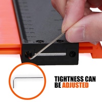 Gabarit de contour réglable de 5 et 10 pouces avec verrouillage pour copie précise des formes irrégulières pour le bricolage, l'industrie, OEM/ODM