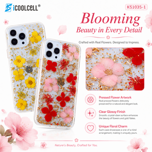 Funda de Teléfono Floral de Lujo Hecha a Mano, Resistente a Impactos, de TPU+PC para las Series 12/13/14/15/16/17 - Product Image 5