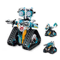 XMORK pour Train, version électrique, ensemble de blocs de construction - 40 pièces, jouet éducatif en plastique pour la construction de bâtiments modernes