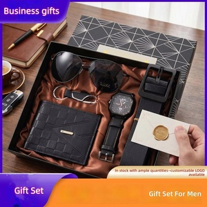 Set de Regalo Empresarial Personalizado al por Mayor: Cartera, Cinturón, Reloj de Cuarzo y Gafas de Sol para Hombre, Regalo para Hombres y para el Día del Hombre, para Regalar a tu Novio - Product Image 4