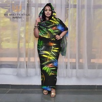 Robe Abaya pour femme, style ethnique, douce, en voile, motif à pois, numérique, hiver-été, logo, haute qualité, Dubaï, Somali, Dirac