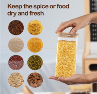 Vente en gros de couvercles carrés en bambou écologiques de qualité alimentaire avec anneau d'étanchéité, bouchon de bouteille durable pour le stockage de bocaux de 52 OZ