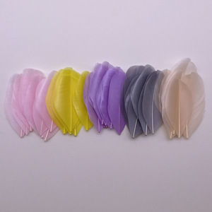 Accessoires de peinture décorative en plumes, plumes d'oie naturelles, 500 par paquet, fournitures artisanales, fabrication de bijoux faits à la main, bricolage - Product Image 2