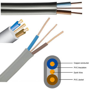300/500v filo piatto gemello e cavo di costruzione di terra 2 Core 3 Core 1 1.5 2.5 4 6 mm2 solido/filati Tps cavo elettrico in rame - Product Image 5