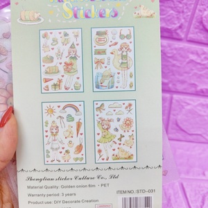 Phim hoạt hình Kawaii tay dán tài khoản nhà máy bán hàng trực tiếp DIY trang trí Sticker máy tính xách tay chai sổ cái Sticker - Product Image 5