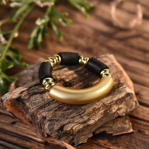 Fashion <b>Beaded</b> <b>Bracelet</b> 316L Stainless Steel PVD <b>Gold</b> Plating Sustainable Resistant - Product Image 3