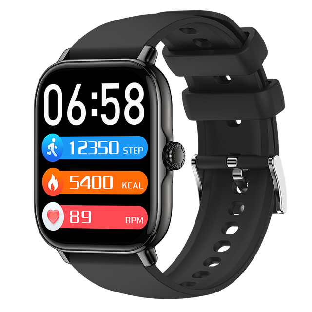 2024 New Arrival Smart Watch Heart Rate Monitor Full Touch Sports Clock Smartwatch for Men Women IOS Android Phone