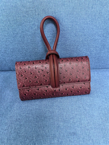 Très fantaisie tendance mode petit luxe autruche imprimer dames épaule sacs à bandoulière en cuir pochette sacs à main pour les femmes de luxe - Product Image 6