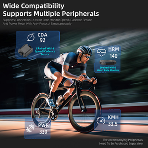Computadora para Bicicleta WEST BIKING BKV 100 GPS de 2.4 Pulgadas, Impermeable, Multifuncional, con Retroiluminación Automática, Portátil - Product Image 6