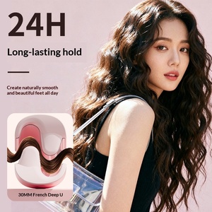Rizador de Pelo Tipo Egg Roll de 32mm, Cerámica de Turmalina, Uso en Seco y Húmedo, Con Cable (AC), Herramienta Mágica para Ondas Grandes y Voluminosas, Ideal para Personas con Poco Tiempo - Product Image 4