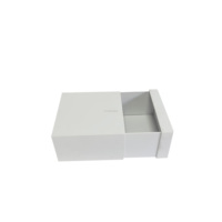 Boîte à tiroir de luxe personnalisée, boîte cadeau en papier rigide avec logo en feuille d'or, emballage haut de gamme pour bijoux, cosmétiques, parfums