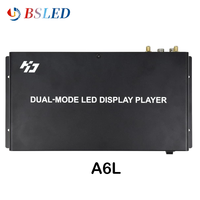 Lecteur multimédia asynchrone HD-A3LA4L A5L A6L avec écran LED, boîtier d'envoi Wi-Fi 4G, logiciel Huidu HD pour affichage sur lecteur