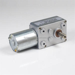 Reverse <span class=keywords><strong>370</strong></span> Autobloqueo Eje hueco de bajo ruido Pequeño DC Micro Motor de engranaje helicoidal de accionamiento eléctrico 12V 24V Cabrestante IE 2 Imán permanente - Product Image 2