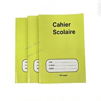 Cahiers d'exercices et cahiers de notes éducatifs reliés, fabriqués en Chine, imprimés sur mesure pour l'apprentissage des élèves