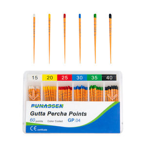 Pointe dentaire 04 conique Gutta Percha avec marquage mm - Product Image 1