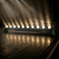 Barre lumineuse halogène super lumineuse 10x50W blanc chaud, projecteur mural, lumière stroboscopique pour DJ, discothèque, mariages, événements, fêtes, concerts