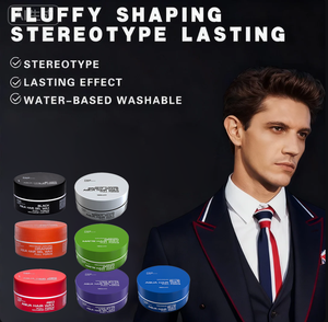 Nhãn Hiệu Riêng Matte Người Đàn Ông Của Tóc Sáp Cho Người Đàn Ông Tạo Kiểu Kết Cấu Aqua Đất Sét Pomade Gel Cắt Tóc Tự Nhiên Tùy Chỉnh Chuyên Nghiệp - Product Image 5
