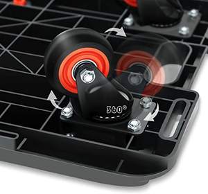 Platform Dolly Hand Truck Splicing Cart Bewegende Behandeling Flatbed Dollies Met Draaibare Wielen Trekken Goederen Stom Draagbare <span class=keywords><strong>Trolley</strong></span> - Product Image 3