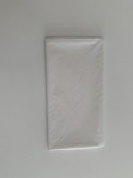 Lot de 3 nappes rondes et épaisses de 84 po en vinyle de qualité supérieure, couverture de table jetable en plastique robuste pour l'intérieur et l'extérieur, blanc