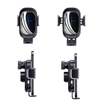 2021 nouveau support de chargeur de voiture intelligent QC3.0 bobine Induction 15W sans fil charge rapide interrupteur tactile iPhone chargeur de voiture de téléphone portable