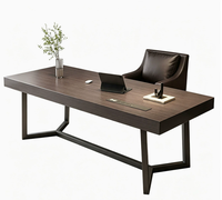 Meubles de bureau en bois massif, design moderne et luxueux, bureaux modulaires et tables de bureau pour bureau de direction