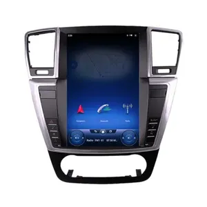 Rádio de carro 2Din Unidade de cabeça Carplay Android 13 sem fio, GPS de navegação FM para Mercedes-Benz ML GL 2012-2015