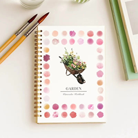 Cahier de peinture à l'aquarelle pour débutants - Édition cadeau reliée en carton avec exercices d'aquarelle, pratique de la peinture et de l'esquisse