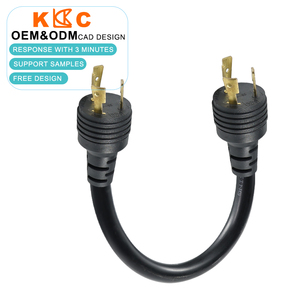 Cable de Alimentación de 14AWG, 15A, NEMA L7-15P a L7-15R, con Bloqueo Giratorio, 1.5m, Resistente, para Equipo de Alquiler Industrial - Product Image 2