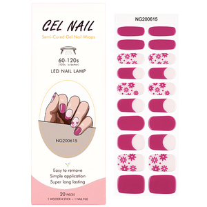 Autocollants pour <span class=keywords><strong>ongles</strong></span> en gel UV longue durée, imperméables, bandes de vernis personnalisées, bandes de gel <span class=keywords><strong>semi</strong></span>-durcies pour <span class=keywords><strong>ongles</strong></span> - Product Image 5
