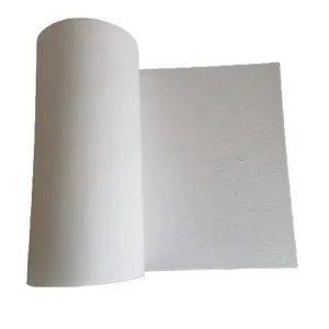 1/2/3/5/6/8/10/12 mm Thick 1.83m Wide Heat Insulation Sealing Ceramic Fiber Paper Gasket ceramic paper price For Glass Industry