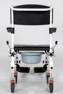 2025 년 신상품 화장실 휠체어 높이 조절이 가능한 고급스러운 품질 욕실 휠체어 - Product Image 4