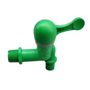 Factory Wholesale Single Handle Bathroom Cold Basin DN15 Plastic Faucet 1/2" Green Water Tap - Product Image 4