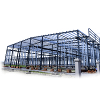 Estructura de acero de segunda mano anticorrosión para almacén, estructura de taller, a la venta