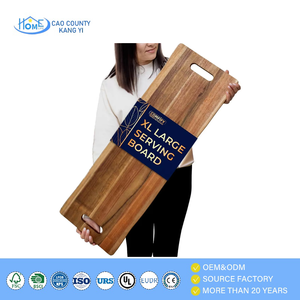 Grandes planches à découper rigides en bois d'acacia Flexible Extra Long Rectangulaire Deli Plate pour <span class=keywords><strong>Fromage</strong></span> Nourriture Viande Partie Utilisation Made Vietnam - Product Image 1